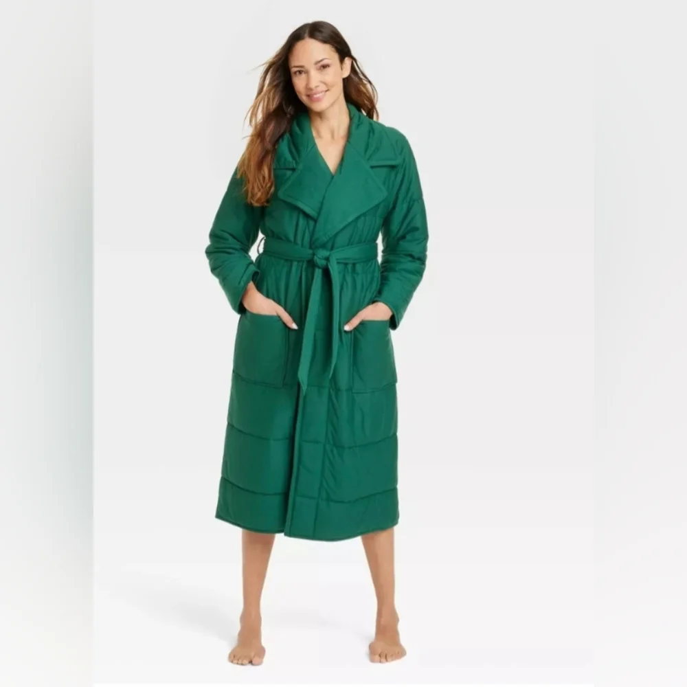 stars above quilted green robe nwt xl/xxl - Picture 1 of 9